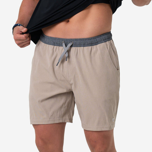 Athletic Short - Heather Khaki - Venado Camo Liner