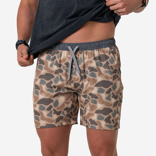 Athletic Short - Pintail Camo - Grey Liner