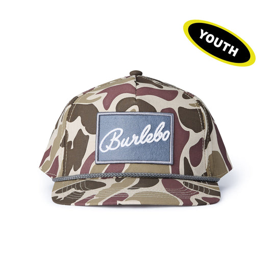 Youth Cap - BURLEBO Grey Patch - Camo