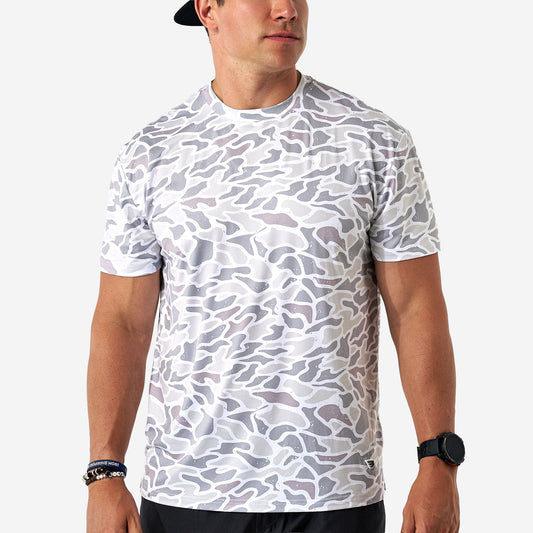 Go To Tee - White Camo