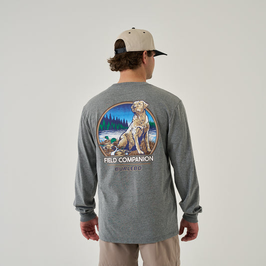 Long Sleeve Tee - Field Companion - Dark Heather Grey