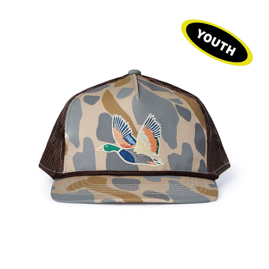 Youth Cap - Retro Camo Duck