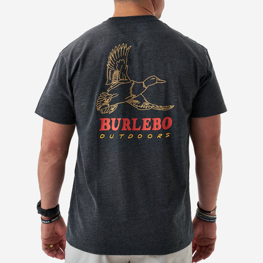 Short Sleeve Tee - Duck Wild - Heather Black