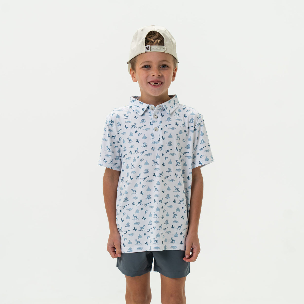 Youth - Performance Polo - Lone Star State