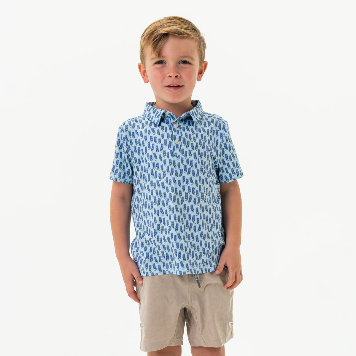 Youth - Performance Polo - Bluebonnets