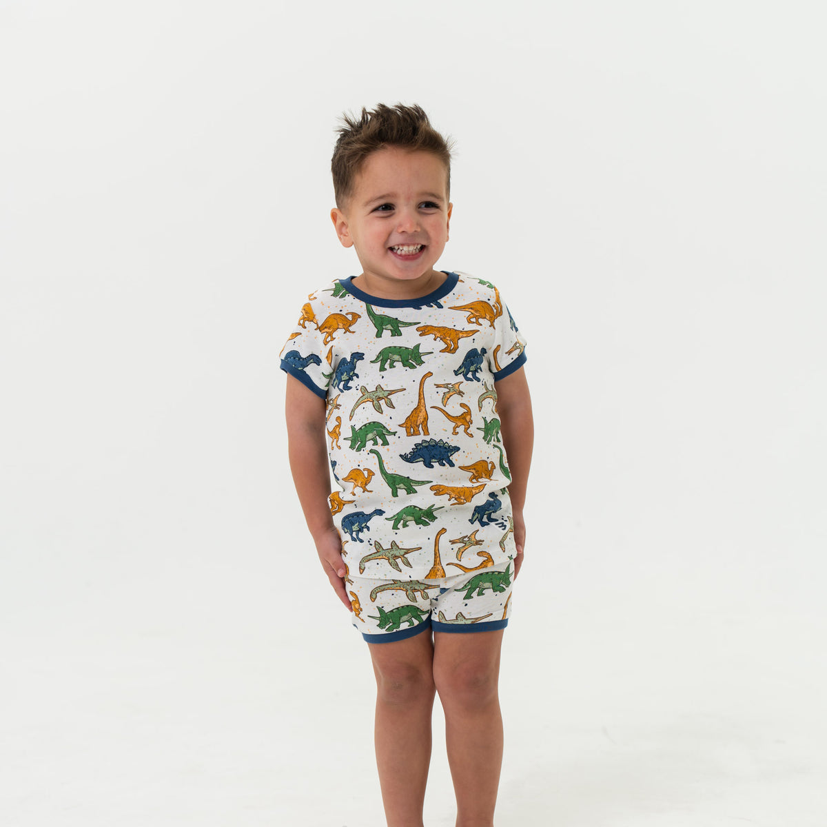 Youth Sleep Short Set- Jumbo Dino-Mite