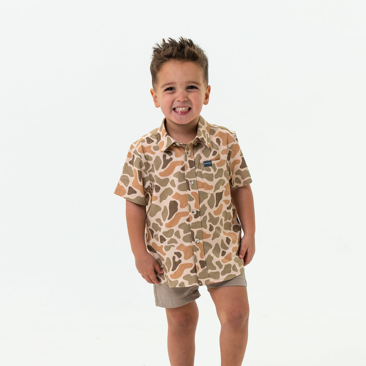 Youth - Performance Button Up - Venado Camo