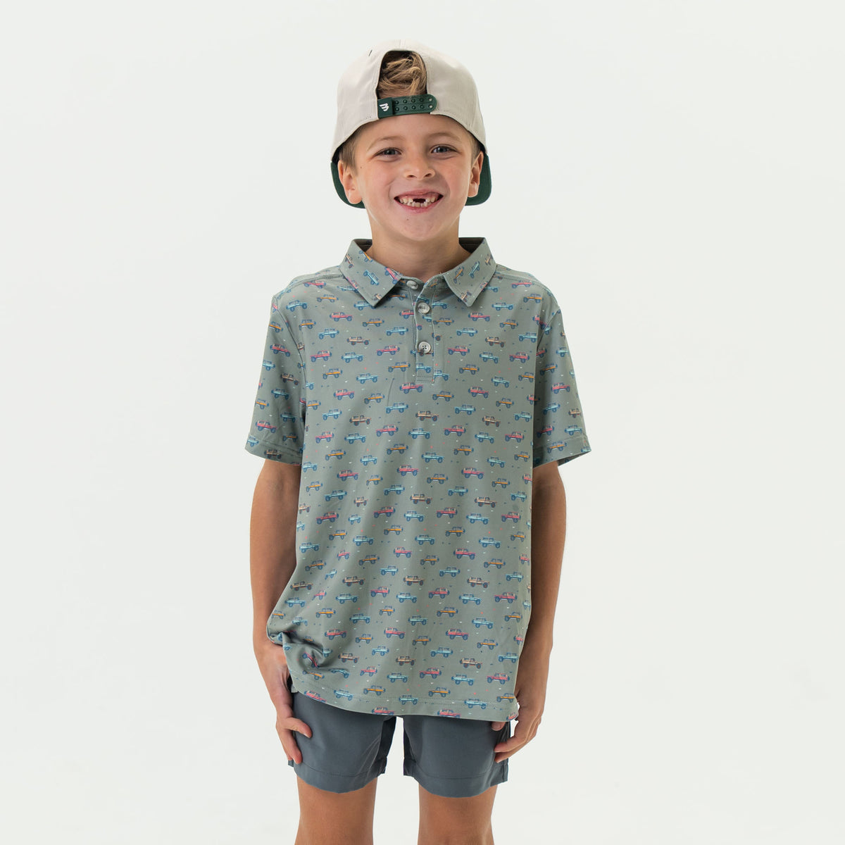 Youth - Performance Polo - Vintage Cruiser