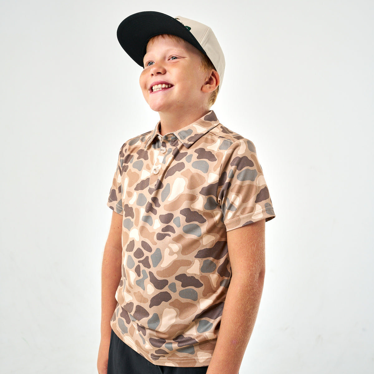 Youth - Performance Polo - Pintail Camo