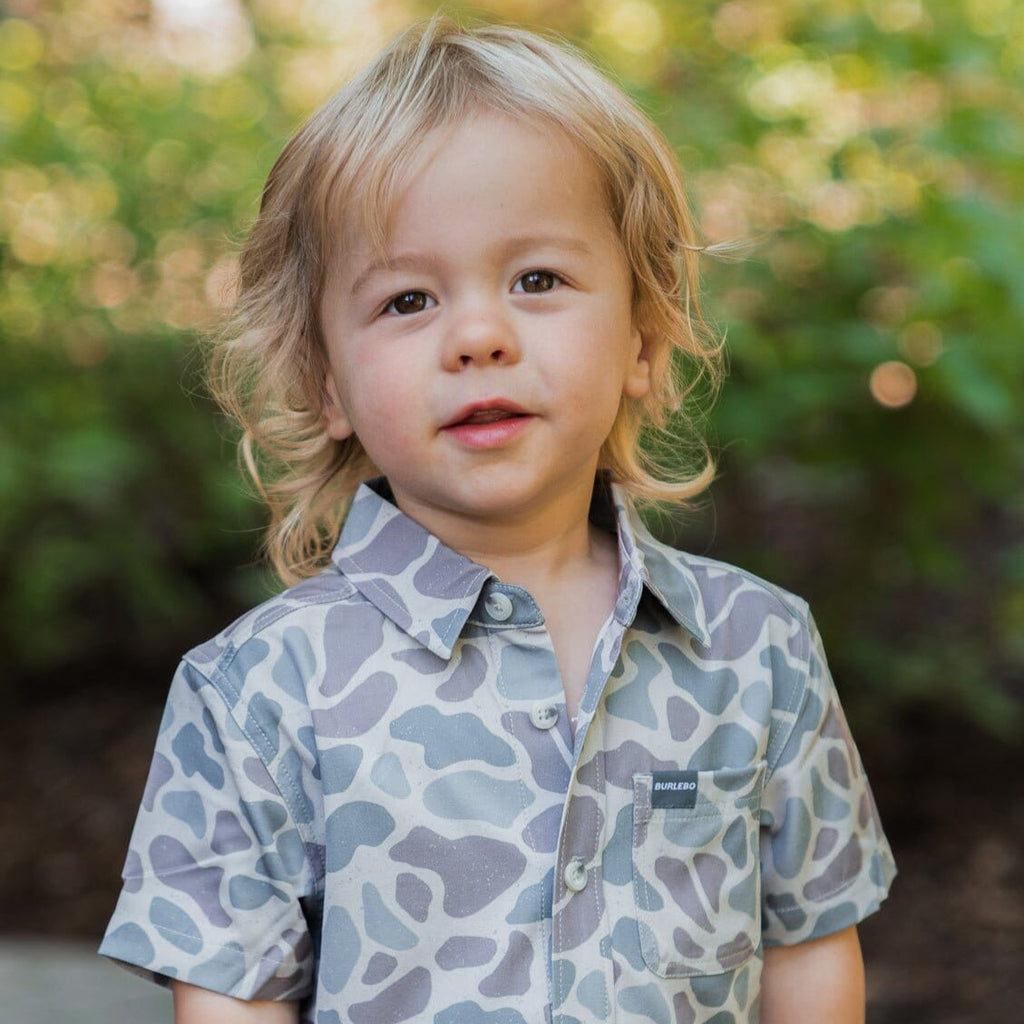 Burlebo-Youth Swim Trunk -Classic Deer Camo main image 0