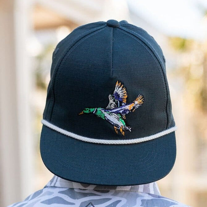Youth Cap - Diving Duck - Charcoal - BURLEBO