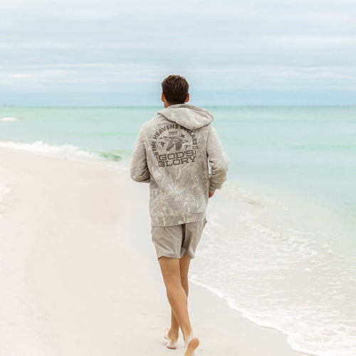Vintage Washed Graphic Hoodie - Heavens Declare — image 5