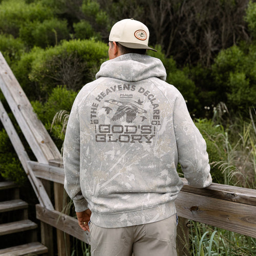 Vintage Washed Graphic Hoodie - Heavens Declare — image 3