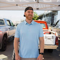 Performance Polo - Texas Light Blue