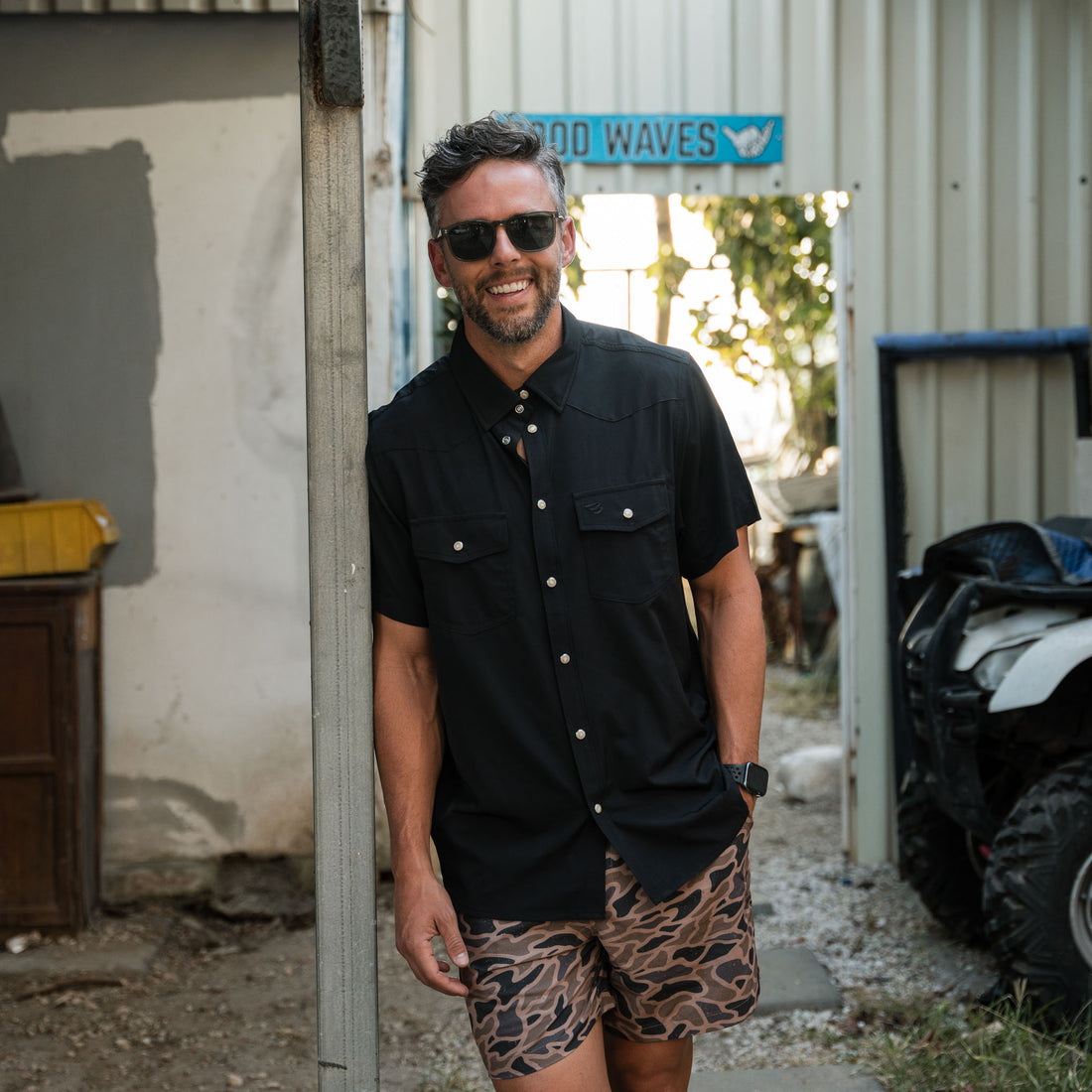 Performance Western Shirt - Black