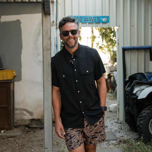 Performance Western Shirt -  Black