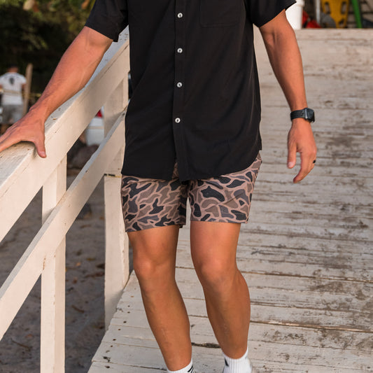 Everyday Short - Gauge Camo - Black Pocket