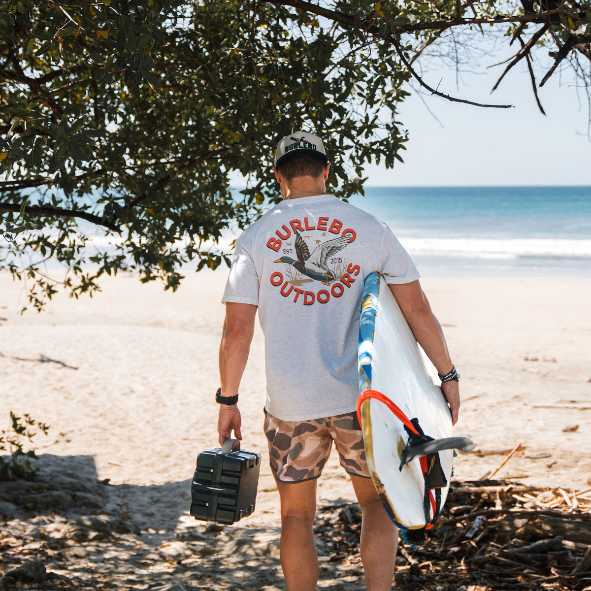 SS - Old School Duck Hunt - Heather Oatmeal