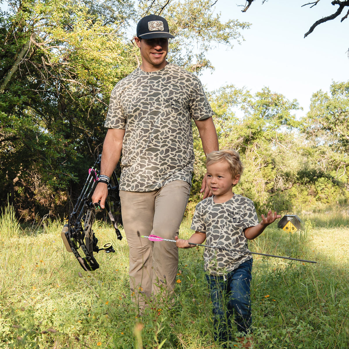 Short Sleeve Pocket Tee - Classic Deer Camo