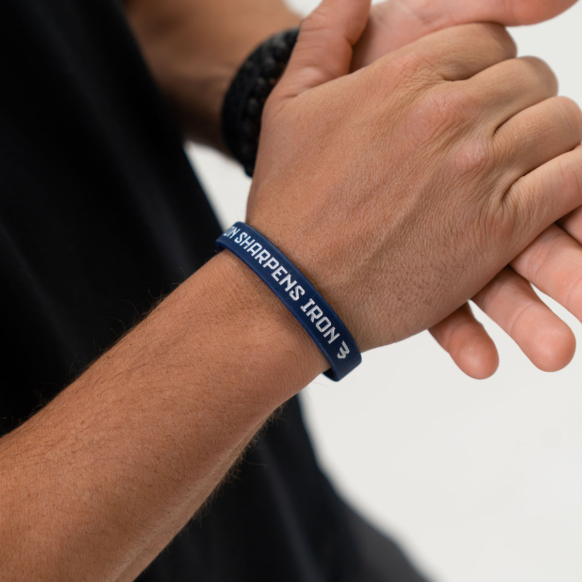 Bracelet - Iron Sharpens Iron - Blue
