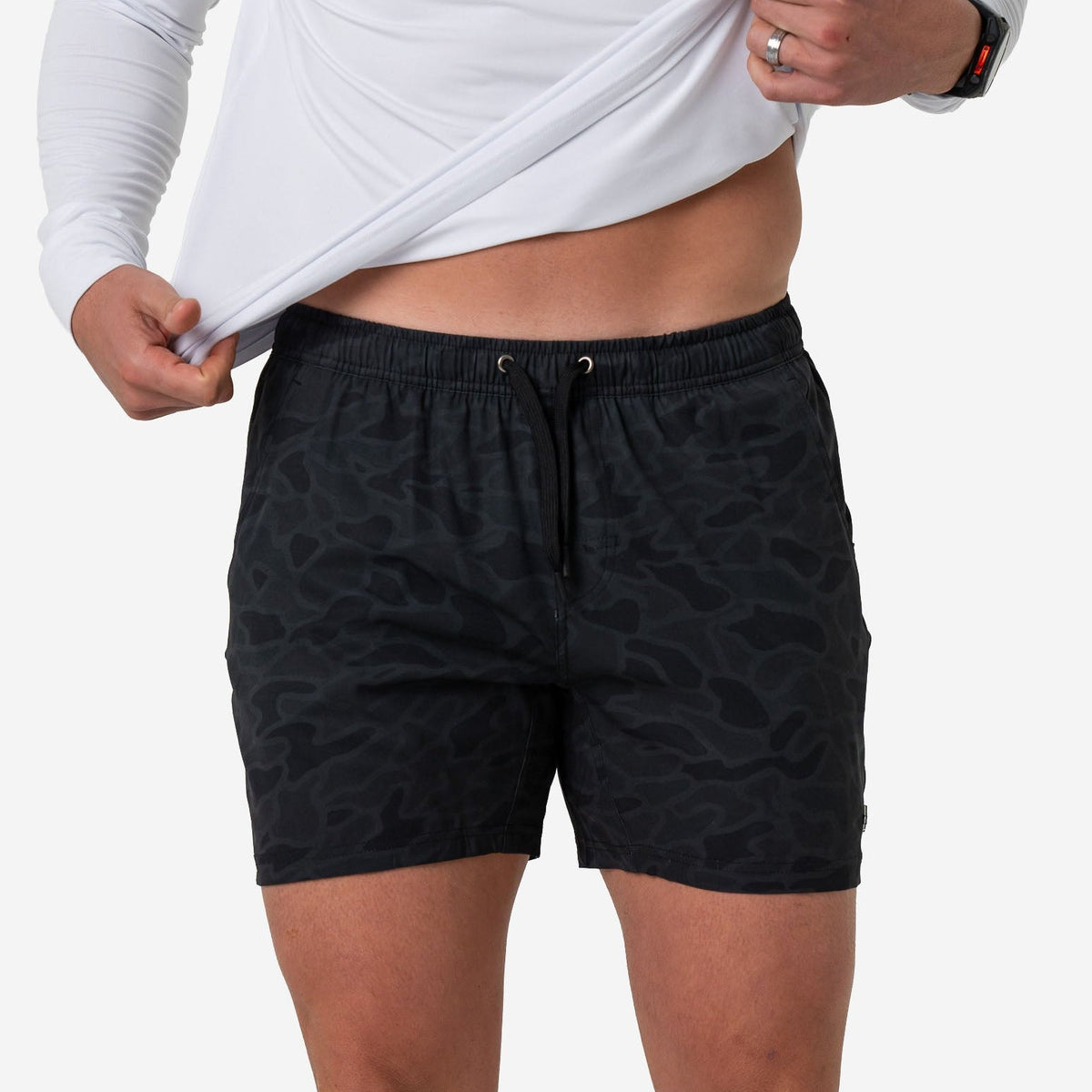 Athletic Short - Black Camo - Black Liner