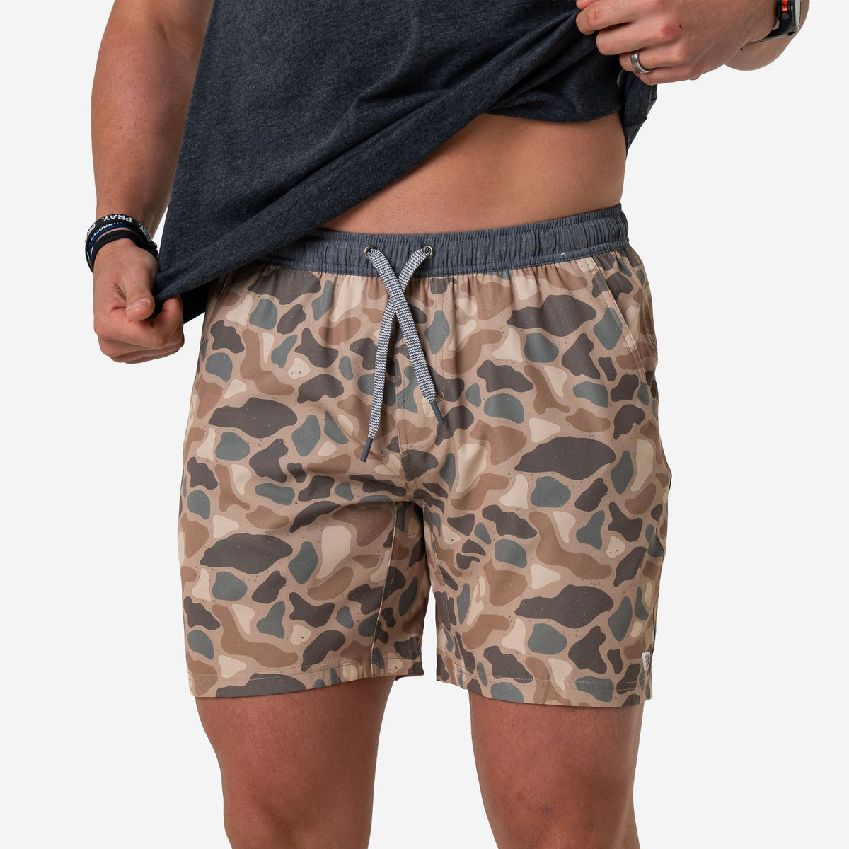 Athletic Short - Pintail Camo - Grey Liner