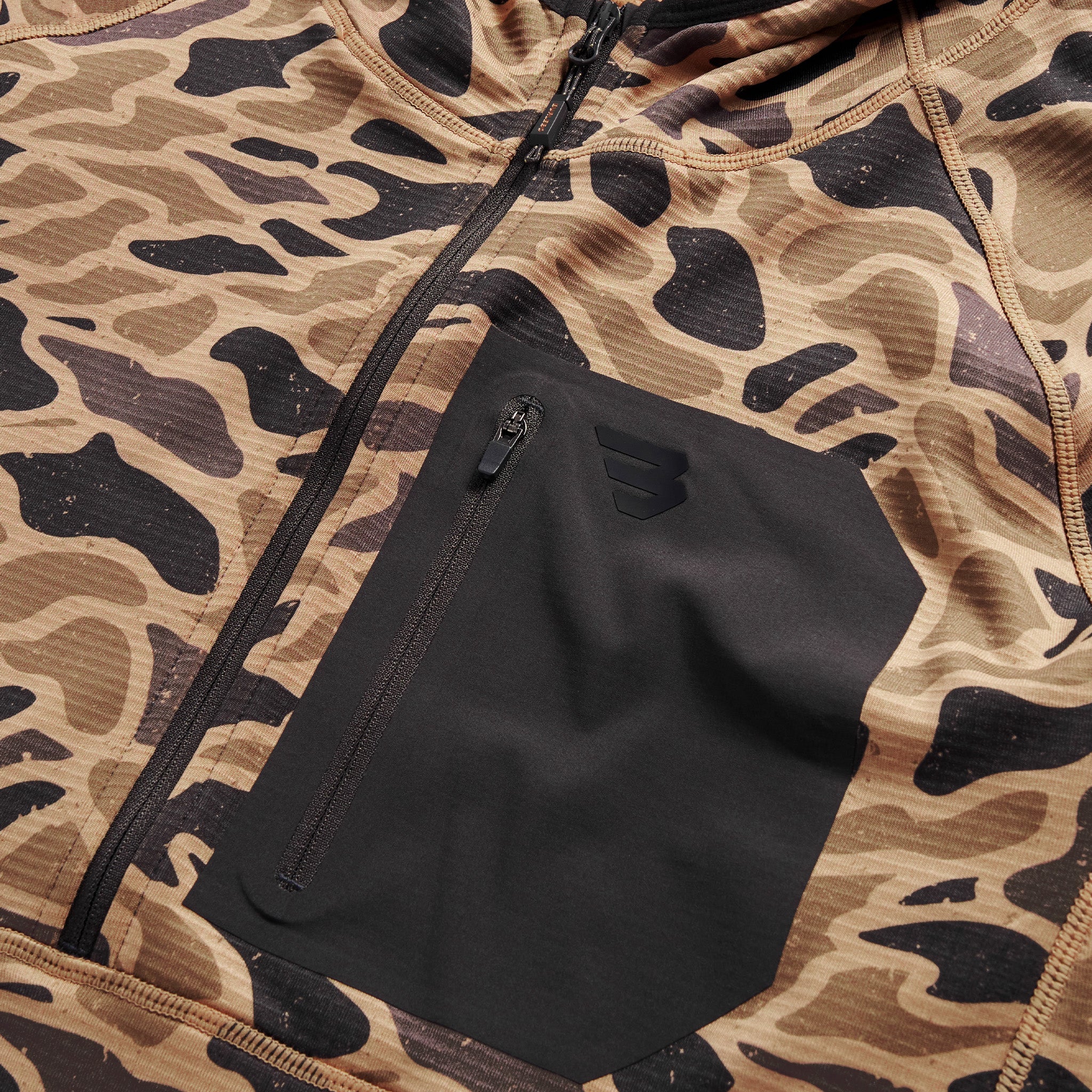 Blaze Tech Quarter Zip - Gauge Camo – BURLEBO