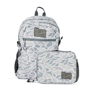 Backpack & Lunchbox Bundle - White Camo