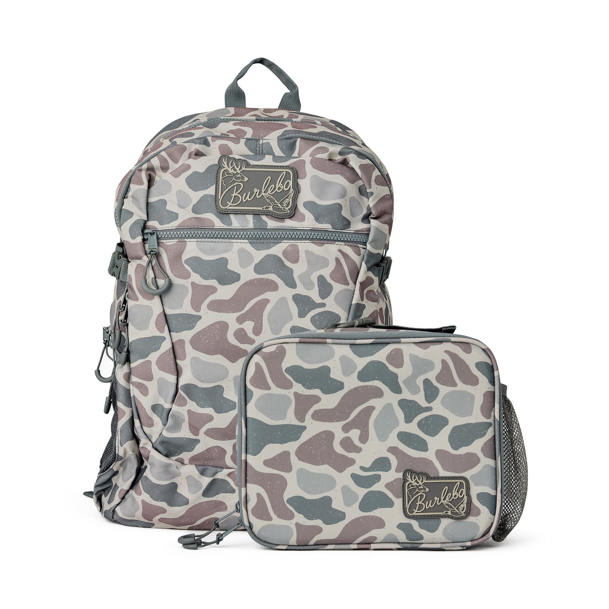 Backpack & Lunchbox Bundle - Classic Deer Camo – BURLEBO