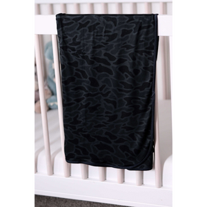 Baby Swaddle - Black Camo