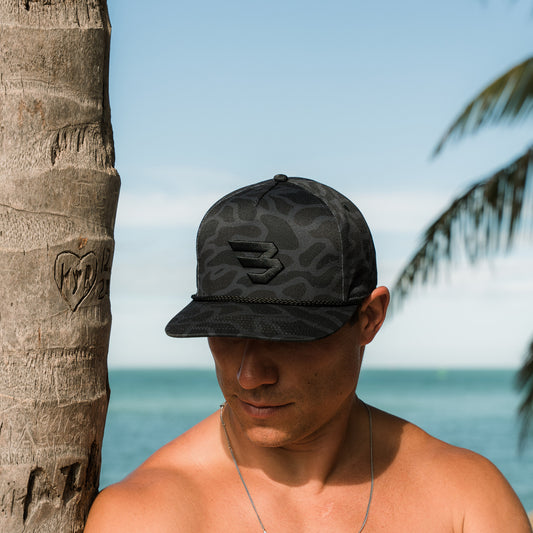 Cap - Flying B - Black Camo