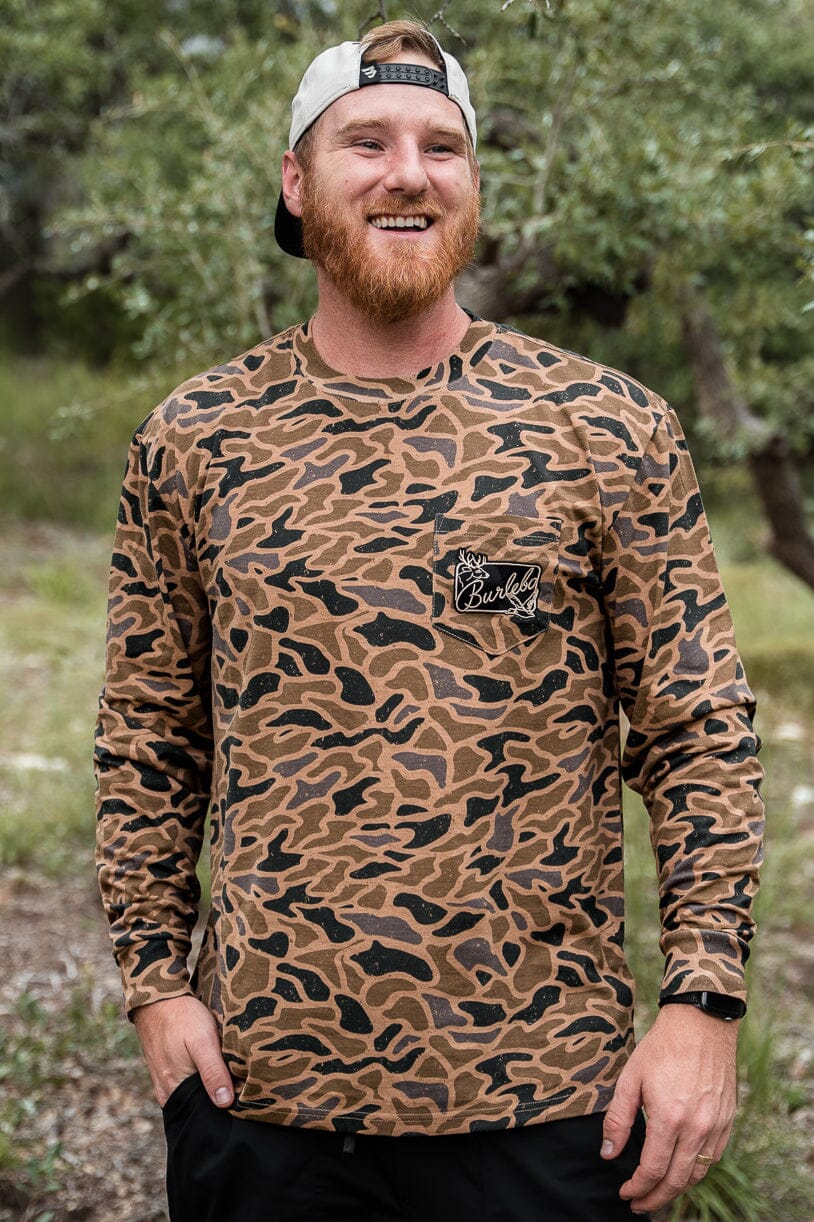 Youth Tee - Retro Duck Camo - Duck On Water