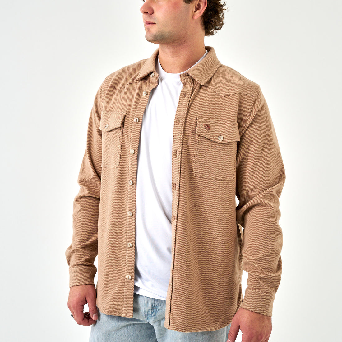 Austin Shirt Long Sleeve - Khaki