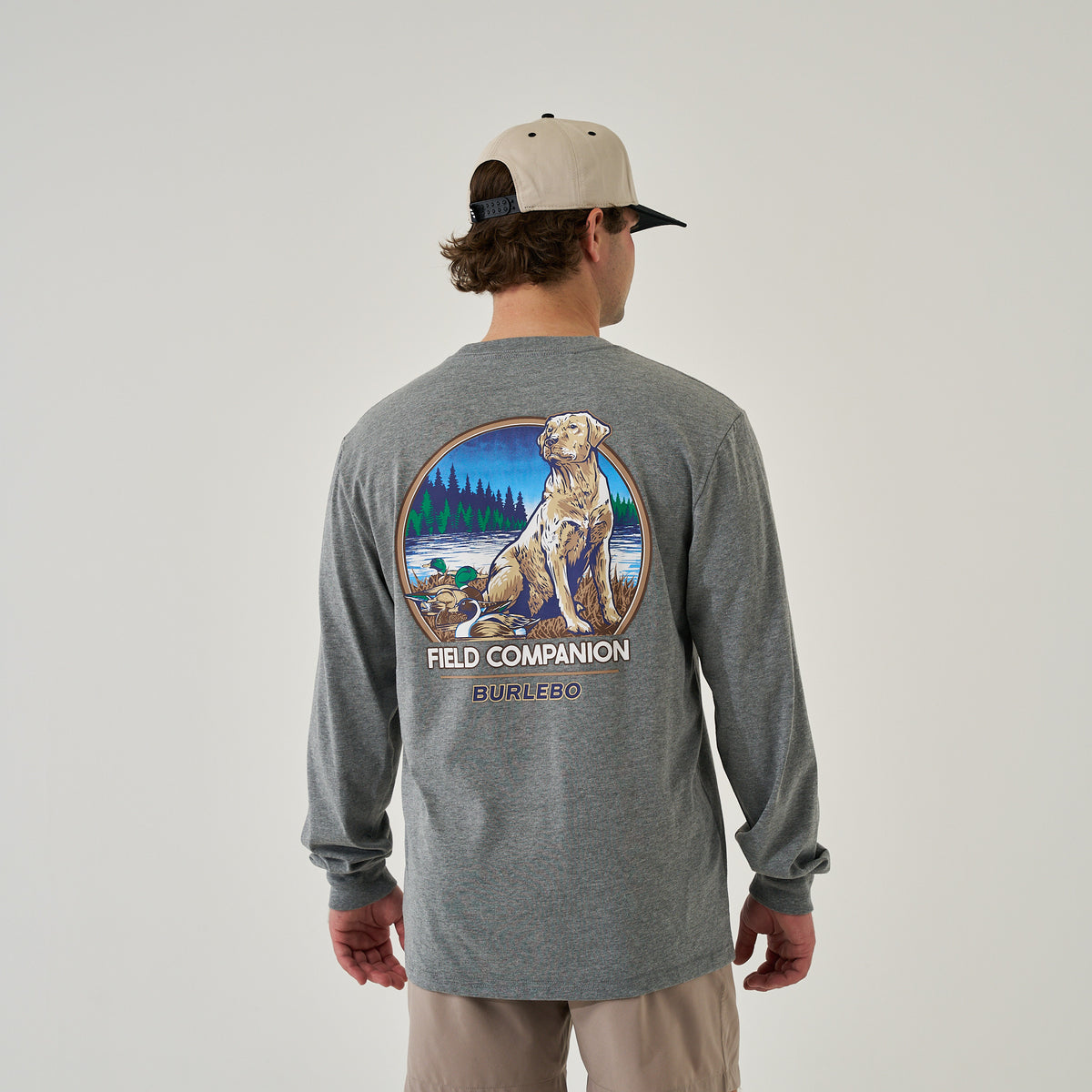 Long Sleeve Tee - Field Companion - Dark Heather Grey
