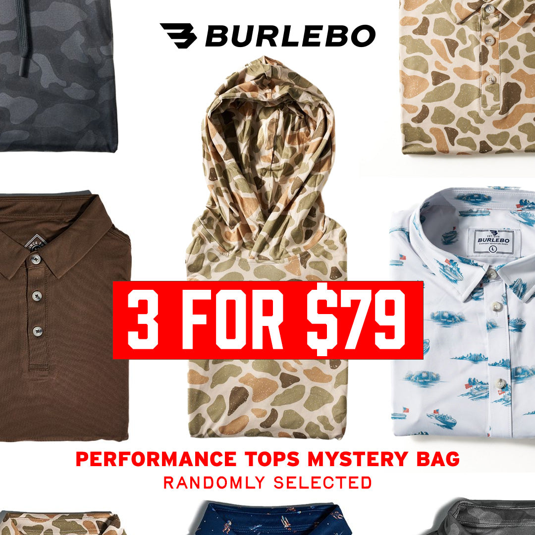 Mystery Bag - 3 Performance Tops for $79