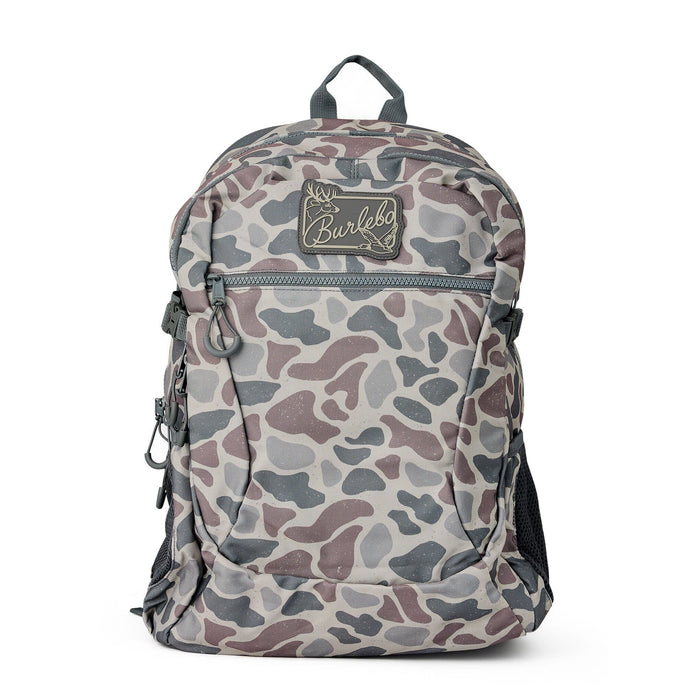 Burlebo-SS - Flying B Deer Camo Logo - Heather Black main image 1
