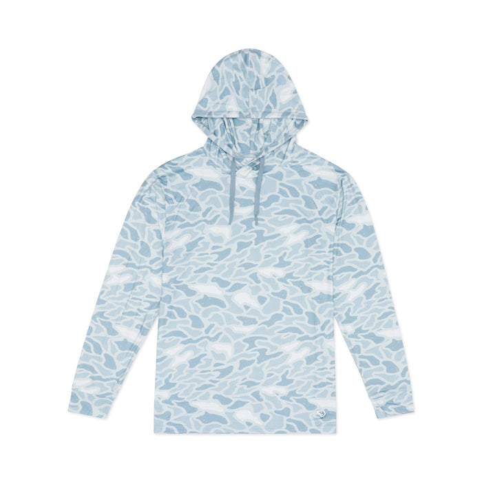 Burlebo Youth Performance Hoodie in Seaside Camo main image 0