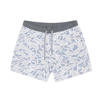 Athletic Short - White Camo - Grey Liner