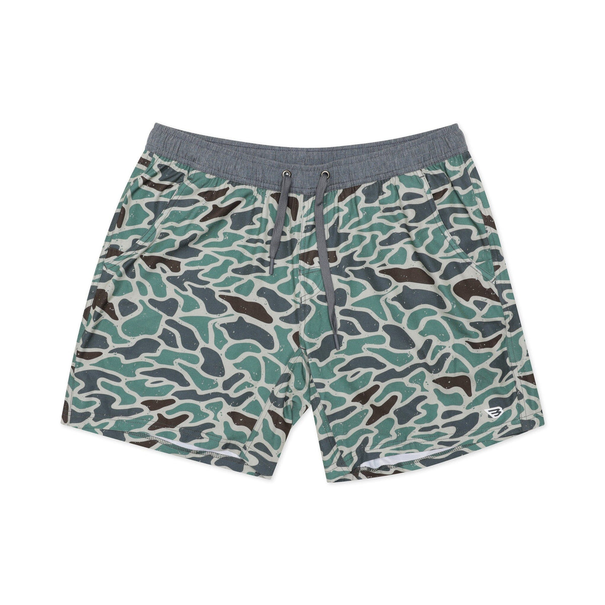 Athletic Short - Retro Duck Camo - Grey Liner