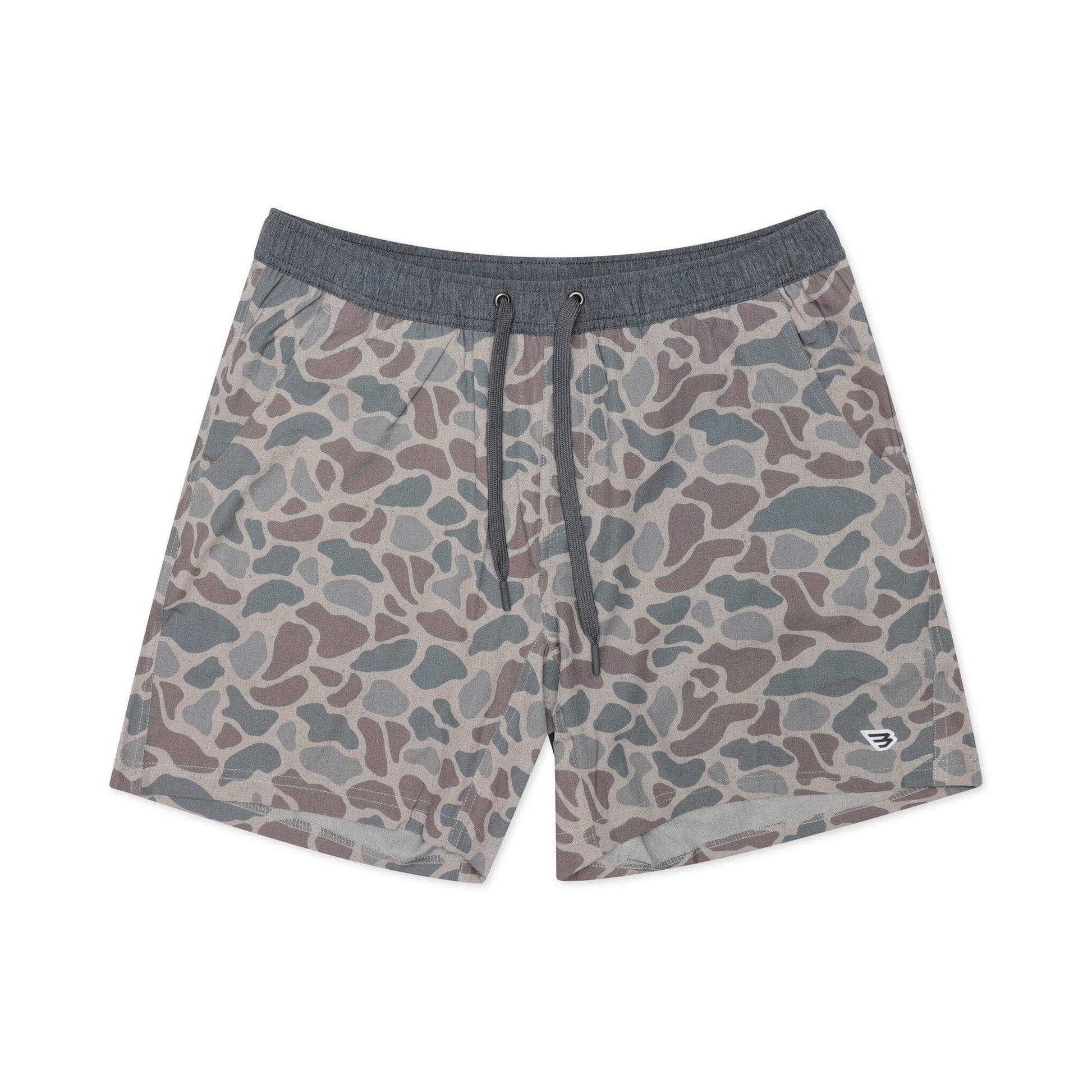 Athletic Short - Classic Deer Camo - Grey Liner