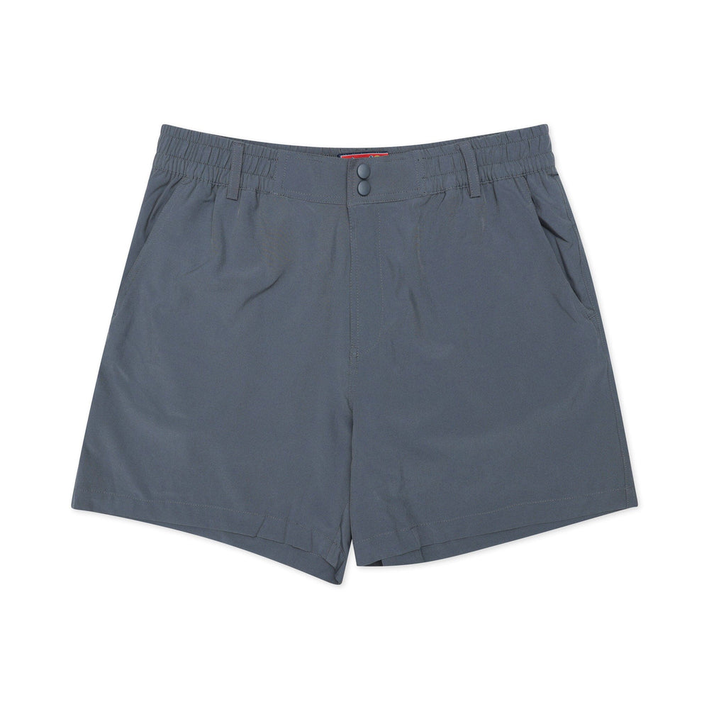Burlebo - 7” - Everyday Performance Shorts - River Rock Grey - Classic Deer Camo Pockets main image 1