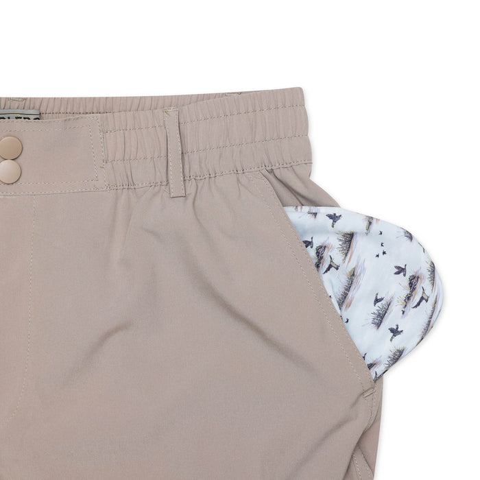 Burlebo Everyday Short 7” - Matte Black - Retro Duck Camo Pocket