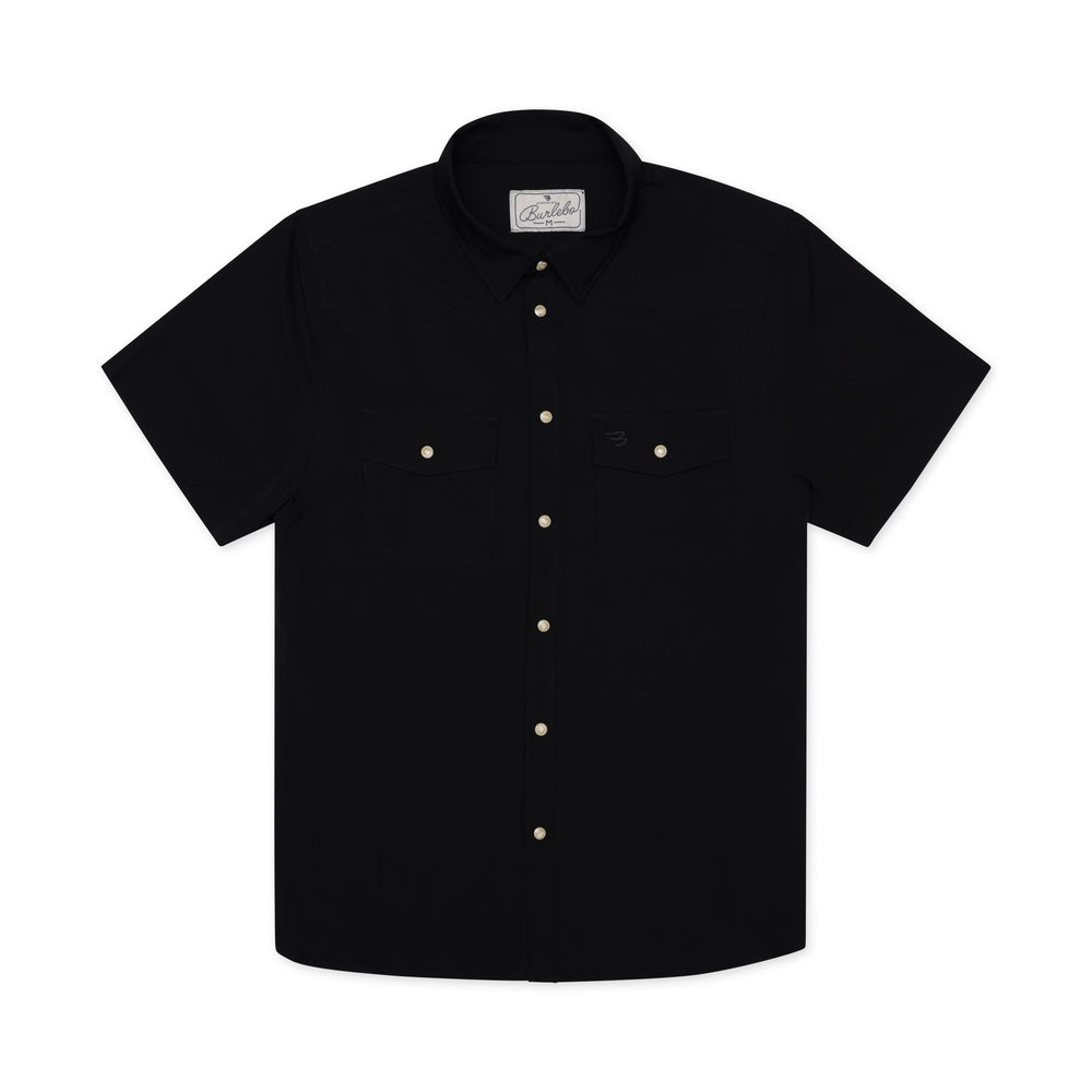 Burlebo-Performance Western Shirt-navy main image 1