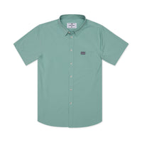 Performance Button Up - Ocean Swell