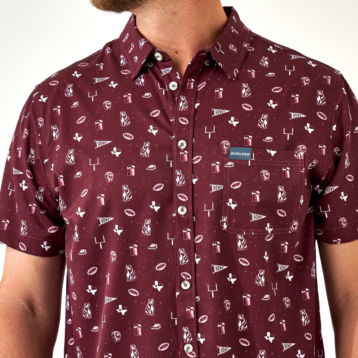 Performance Button Up - Gameday in College Station