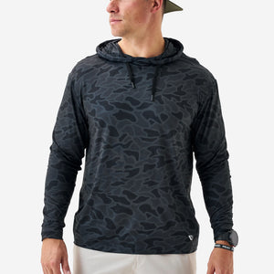 Performance Hoodie - Black Camo