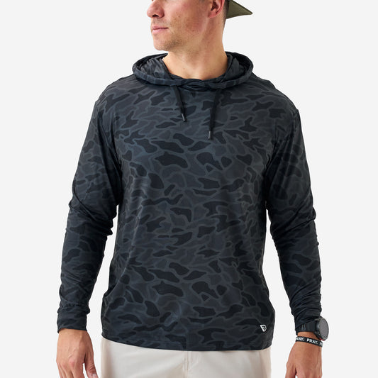 Performance Hoodie - Black Camo