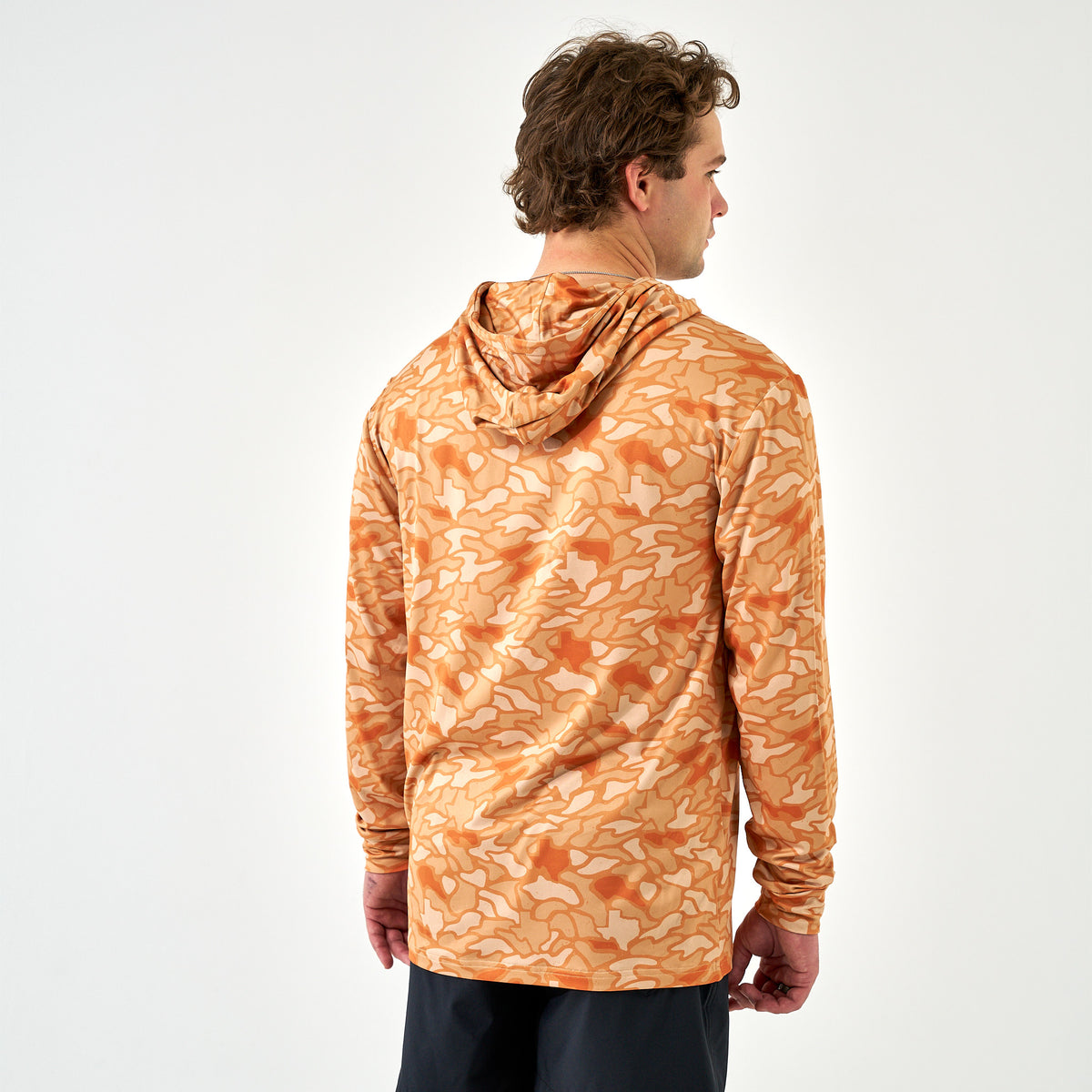 Performance Hoodie - Orange Texas Camo