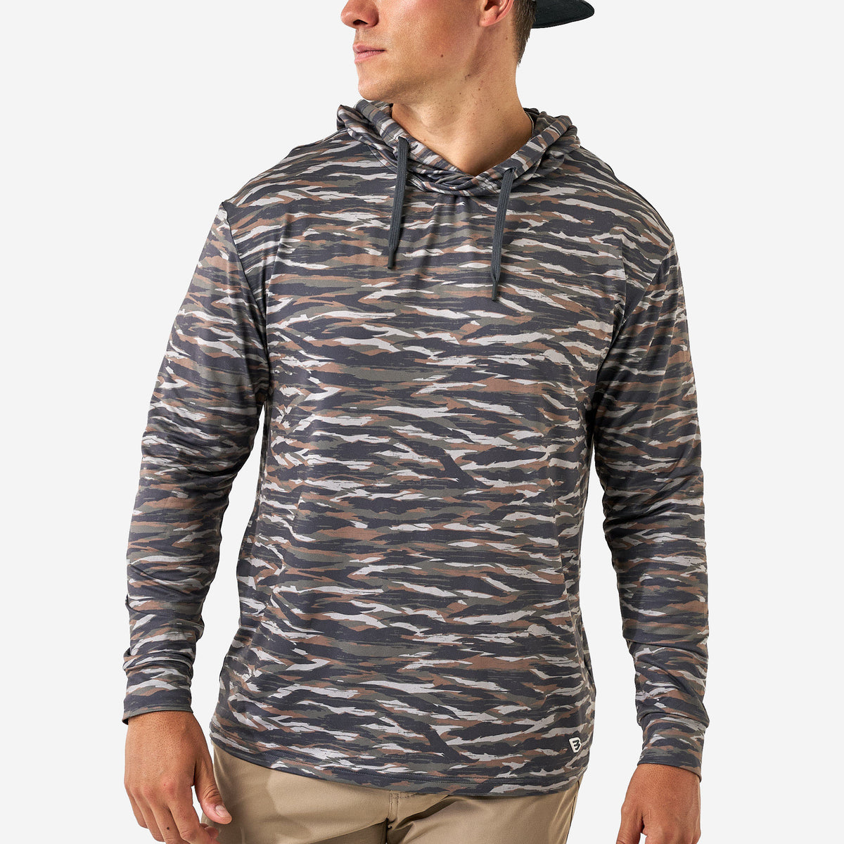 Performance Hoodie - Tiger Stripe Camo - Wetland