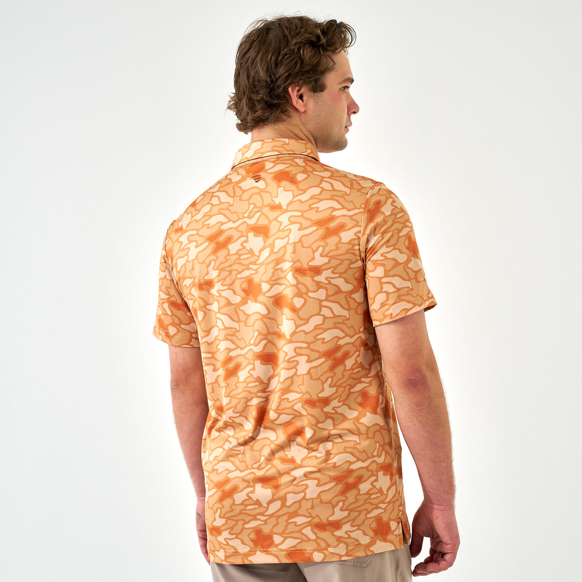 Performance Polo - Orange Texas Camo